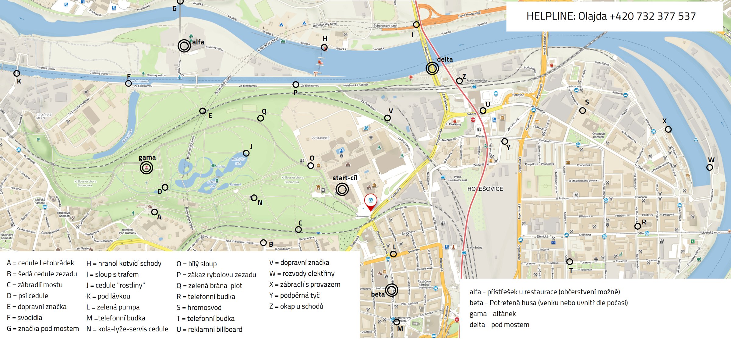 Herní mapa běhu 9/2017